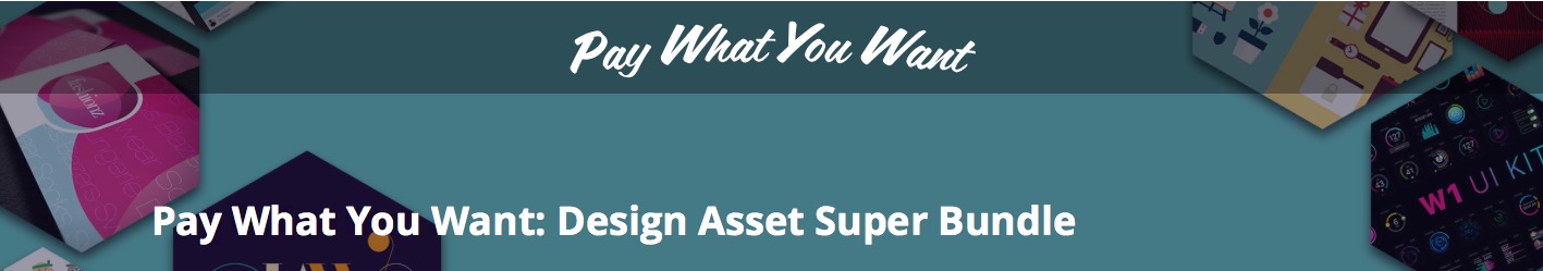 배너이미지 Pay What You Want: Design Asset Super Bundle