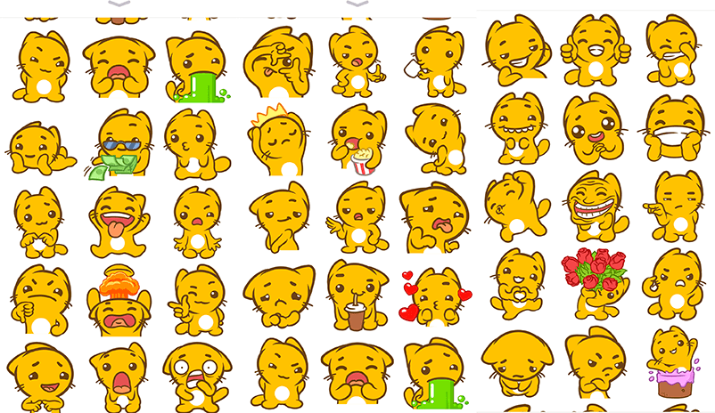 emoticats stickers