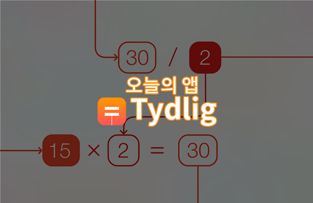 Tydlig 아이폰,아이패드 계산기 어플 대표이미지