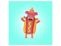 Hotdog Animated Stickers