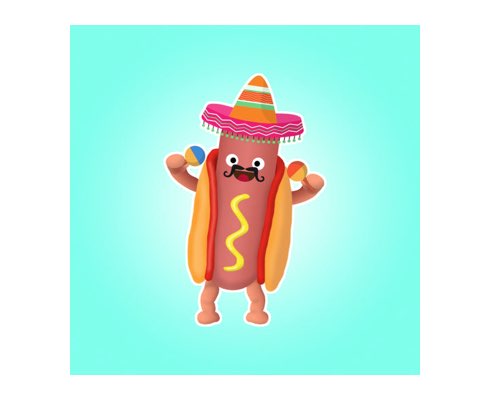 Hotdog Animated Stickers