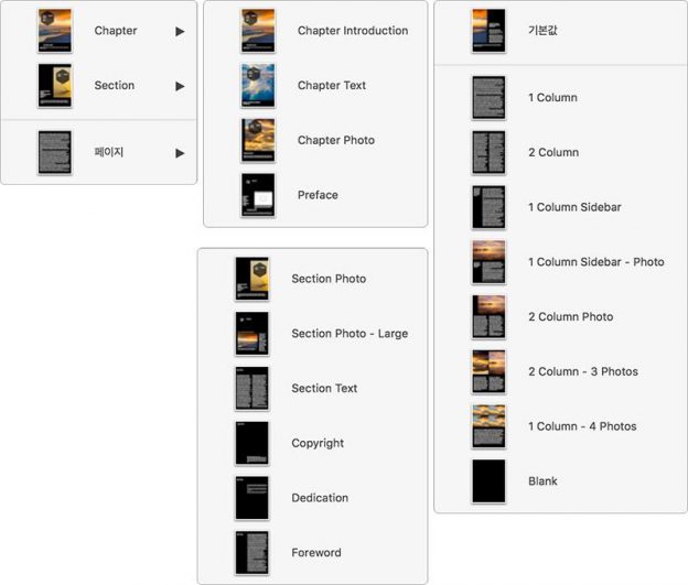 templates for ibooks author painting
