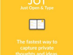 JOT (Just Open & Type) - A new kind of journal
