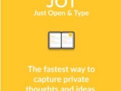 JOT (Just Open & Type) - A new kind of journal